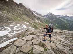 Ferdinand Van Schelven (NLD) performs during Red Bull X-Alps at Cole del Turlo, Italy on July 11, 2017