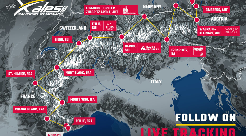 RedBullX-Alps2019_route-map